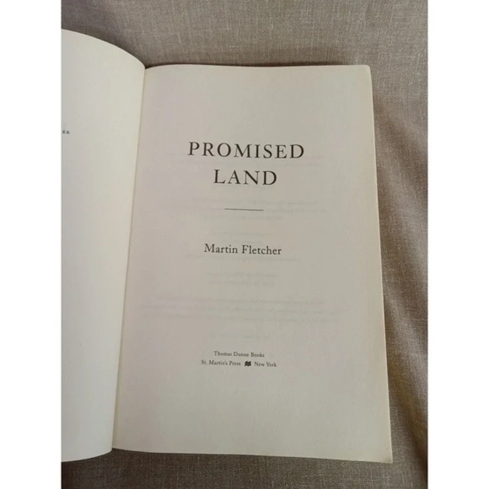 Promised Land: A Novel‎ of Israel by Fletcher, Martin 2018 Uncorrected Proof
